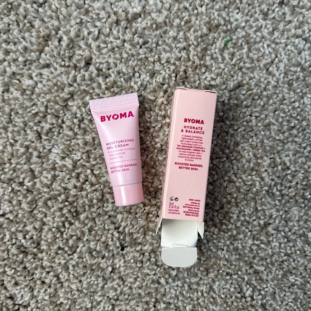 NEW BYOMA moisturizing gel cream + niacinamide 🤍 5 ml